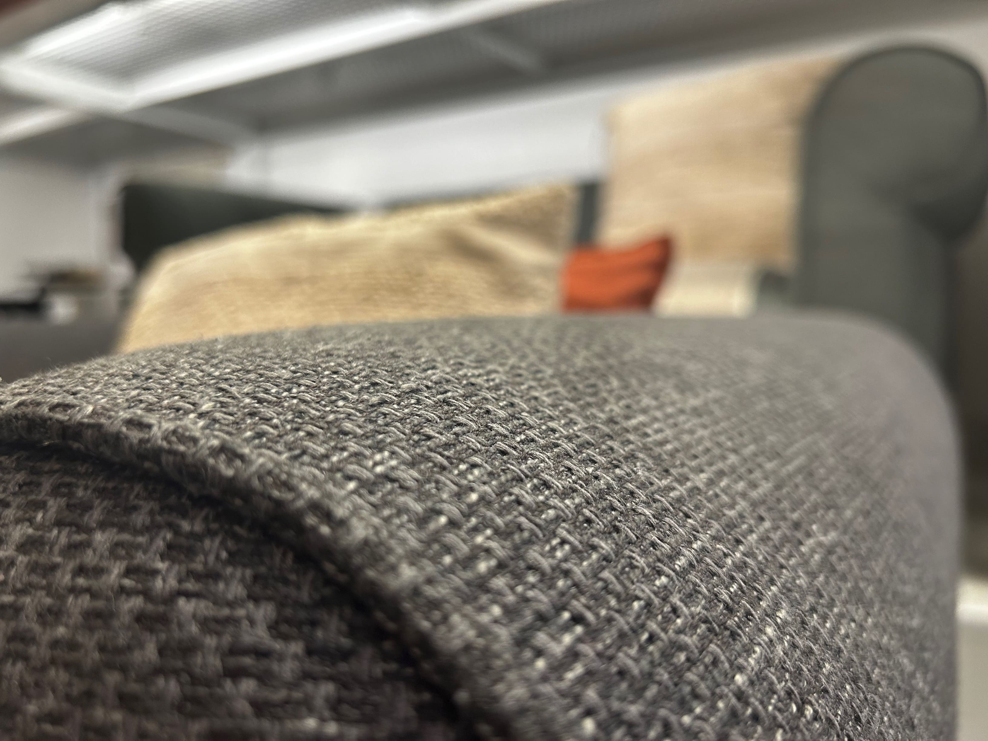 Grey Sofa Angle